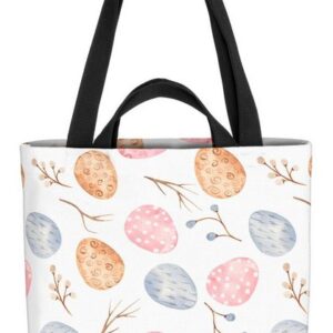 VOID Henkeltasche (1-tlg), Ostereier Palmkätzchen Ostern Ostereier Palmkätzchen Ostern Ostereier