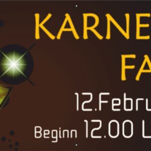 Werbeplane Karneval Fasching