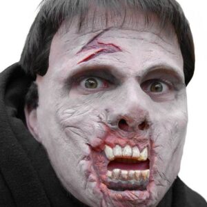 Wizardo Verkleidungsmaske Zombiemaske - Dead Harry, Eine gruselige Zombiemaske für Karneval und Verkleidungspartys