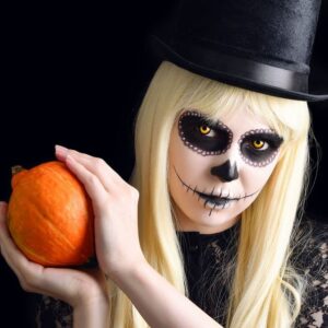 aricona Farblinsen Farbige Kontaktlinsen in Gelb für Halloween, Karneval & Fasching Zombie Vampir Kostüm, Ohne Stärke, 2 Stück