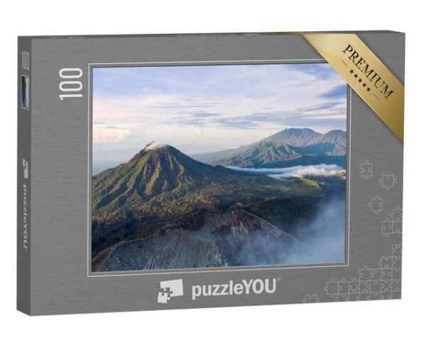 puzzleYOU Puzzle Bergkette bei Sonnenaufgang, Ost-Java, Indonesien, 100 Puzzleteile, puzzleYOU-Kollektionen Vulkane