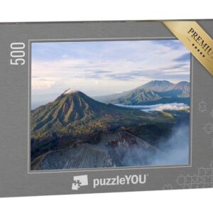 puzzleYOU Puzzle Bergkette bei Sonnenaufgang, Ost-Java, Indonesien, 500 Puzzleteile, puzzleYOU-Kollektionen Vulkane