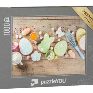 puzzleYOU Puzzle Bunte Oster-Bäckerei, 1000 Puzzleteile, puzzleYOU-Kollektionen Festtage