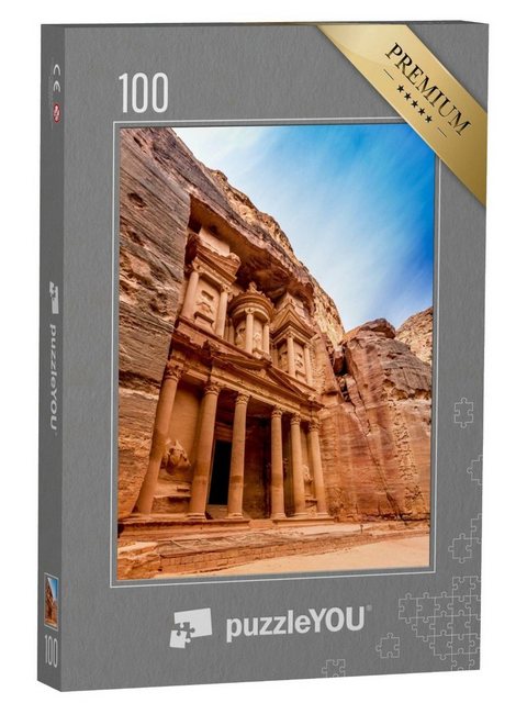 puzzleYOU Puzzle Die Schatzkammer in Jordanien, Petra, 100 Puzzleteile, puzzleYOU-Kollektionen Naher Osten