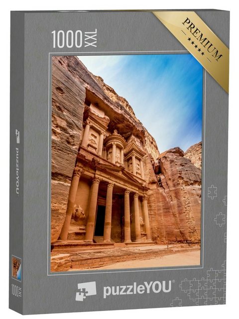 puzzleYOU Puzzle Die Schatzkammer in Jordanien, Petra, 1000 Puzzleteile, puzzleYOU-Kollektionen Naher Osten