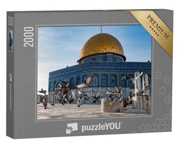 puzzleYOU Puzzle Felsendom: Altstadt von Jerusalem, Israel, 2000 Puzzleteile, puzzleYOU-Kollektionen Naher Osten