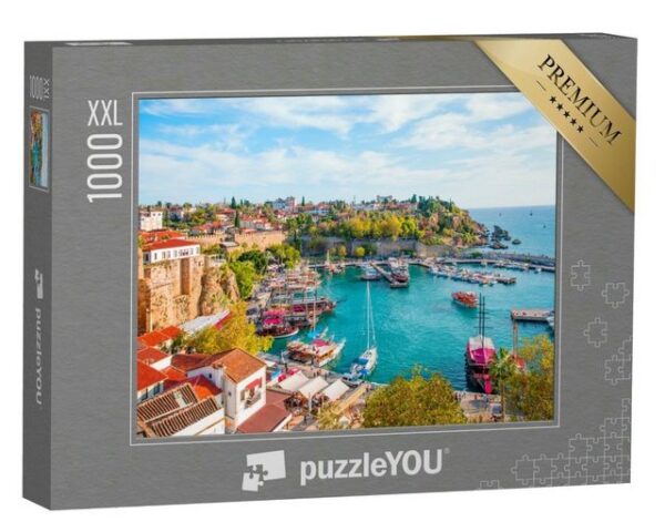 puzzleYOU Puzzle Foto der Altstadt von Kaleici, Antalya, Türkei, 1000 Puzzleteile, puzzleYOU-Kollektionen Naher Osten