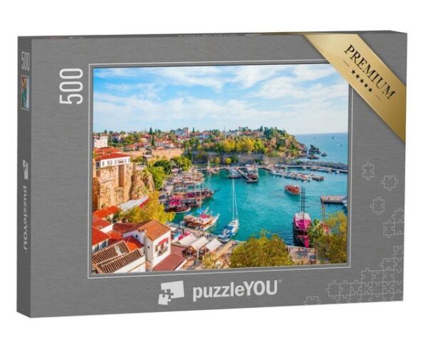 puzzleYOU Puzzle Foto der Altstadt von Kaleici, Antalya, Türkei, 500 Puzzleteile, puzzleYOU-Kollektionen Naher Osten