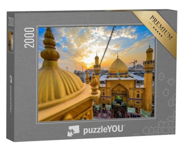 puzzleYOU Puzzle Heiliges Heiligtum des Imam Ali in Nadschaf - Irak, 2000 Puzzleteile, puzzleYOU-Kollektionen Naher Osten