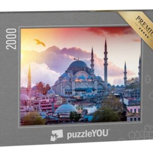 puzzleYOU Puzzle Istanbul, Ansicht der türkischen Hauptstadt, 2000 Puzzleteile, puzzleYOU-Kollektionen Türkei, Istanbul, Naher Osten