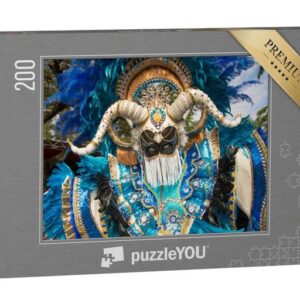 puzzleYOU Puzzle Karneval von La Vega, Dominikanische Republik, 200 Puzzleteile, puzzleYOU-Kollektionen Karibik