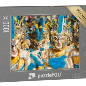 puzzleYOU Puzzle Kultur in La Vega: Karneval, Dom. Rep., 1000 Puzzleteile, puzzleYOU-Kollektionen Karibik