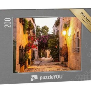 puzzleYOU Puzzle Mishkenot Shaananim, Stadtteil von Jerusalem, 200 Puzzleteile, puzzleYOU-Kollektionen Naher Osten