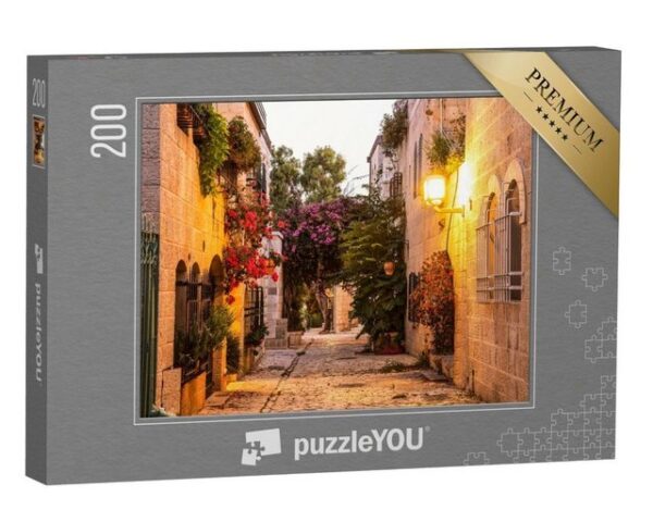 puzzleYOU Puzzle Mishkenot Shaananim, Stadtteil von Jerusalem, 200 Puzzleteile, puzzleYOU-Kollektionen Naher Osten