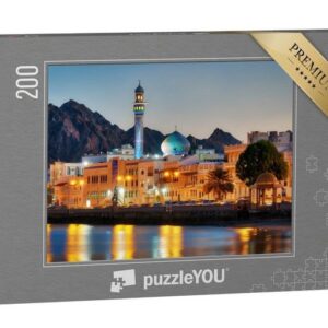 puzzleYOU Puzzle Muttrah Corniche, Muscat, Oman, 200 Puzzleteile, puzzleYOU-Kollektionen Naher Osten