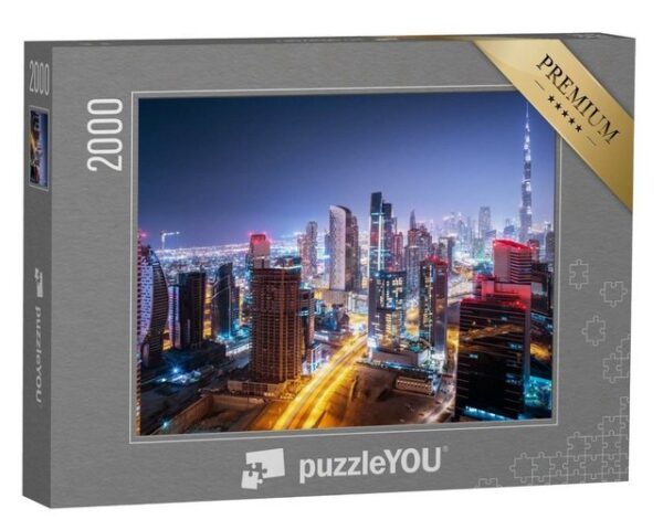 puzzleYOU Puzzle Stadtbild von Dubai, Vereinigte Arabische Emirate, 2000 Puzzleteile, puzzleYOU-Kollektionen Naher Osten