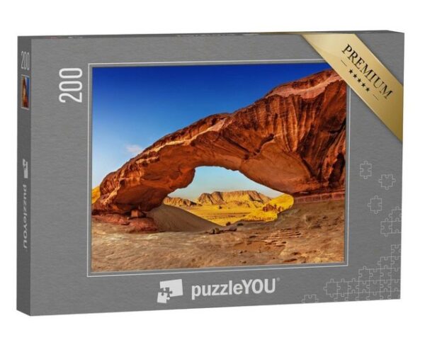puzzleYOU Puzzle Wüste von Wadi Rum, Jordanien, Naher Osten, 200 Puzzleteile, puzzleYOU-Kollektionen
