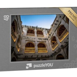 puzzleYOU Puzzle traditionelles Gebäude, 48 Puzzleteile, puzzleYOU-Kollektionen Naher Osten