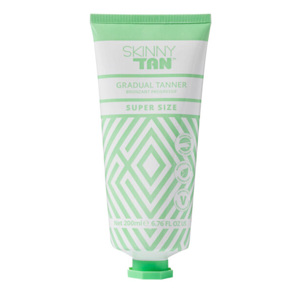 ผลิตภัณฑ์ทาผิวสีแทน Gradual Tanner จาก Skinny Tan ซุปเปอร์ไซส์ 200 มล.