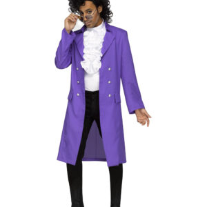 80s Purple Rain Kostüm für Karneval One Size