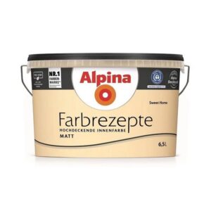 Alpina Wand- und Deckenfarbe 6,5 Liter Farbrezepte Sweet Home