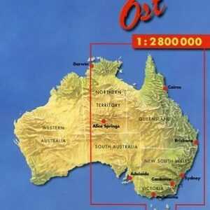 Australien Ost 1 : 2 800 000. Hildebrand's Urlaubskarte