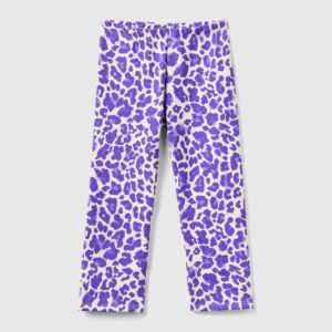 Benetton, Animalier-leggings, größe 104, Bunt, female