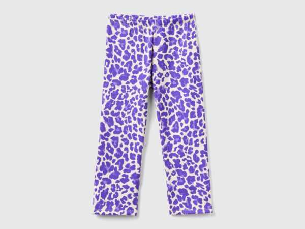 Benetton, Animalier-leggings, größe 104, Bunt, female