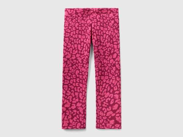 Benetton, Animalier-leggings, größe S, Bunt, female