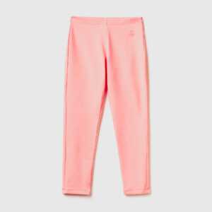 Benetton, Leggings Aus Stretchigem Sweatstoff, größe XL, Pink, female