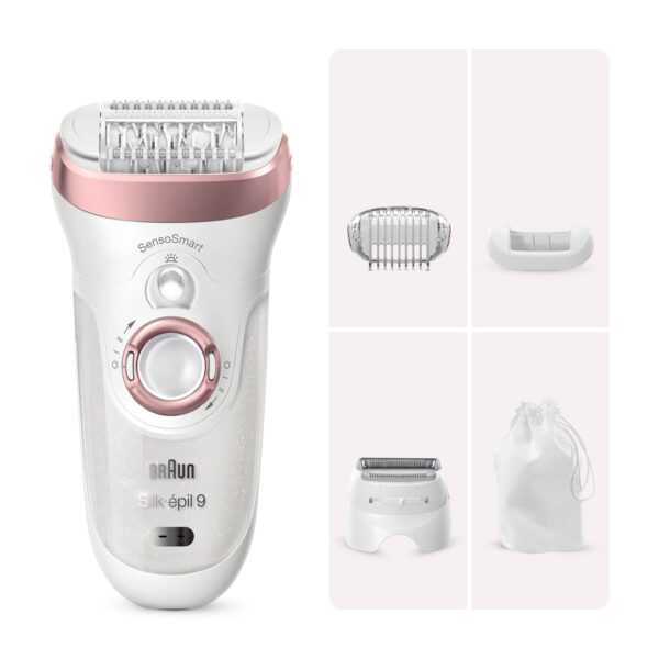 Braun Silk-épil 9-720 Epilator, Rose Gold White