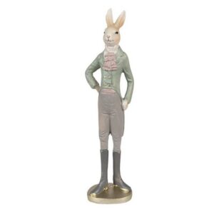 Caldine Dekofigur Figur Kaninchen 40cm Ostern Osterhase Deko Frühling