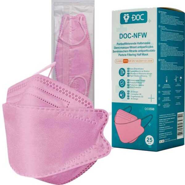 FFP2-Masken DOC - 25er Box Pink