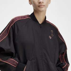 Fred Perry x Amy Winehouse - Printed Lining Bomber Black - Jacke