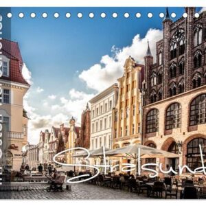 Im Osten viel Schönes - Stralsund (Tischkalender 2024 DIN A5 quer), CALVENDO Monatskalender