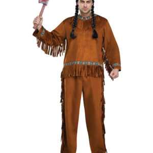 Indianer Herren Kostüm für Fasching & Karneval One Size