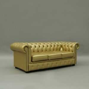 JVmoebel 3-Sitzer Chesterfield Ledersofa Design Luxus Polster Couch Sitz Garnitur, Made in Europe