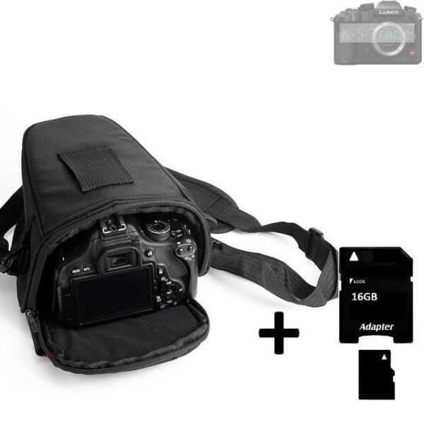 K-S-Trade Kameratasche für Panasonic Lumix DC-GH6, Schultertasche Colt Kameratasche Systemkameras DSLR DSLM SLR