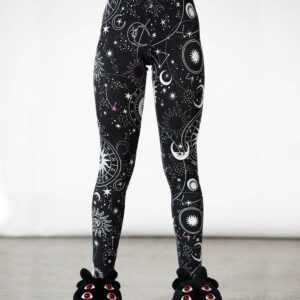 KILLSTAR Galaxy Lounge Leggings Gothic Hose XS