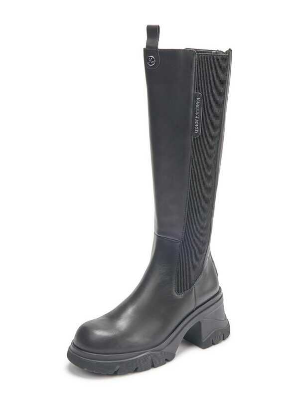 Karl Lagerfeld - Stiefel "Bridger", schwarz, Gr. 38, Leder