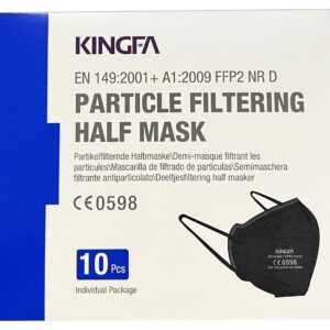 Kingfa Medical Ffp2 Maske schwarz (10 Stück)