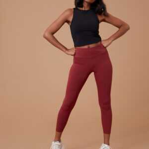 Knöchellange Damen-Leggings - Rosa