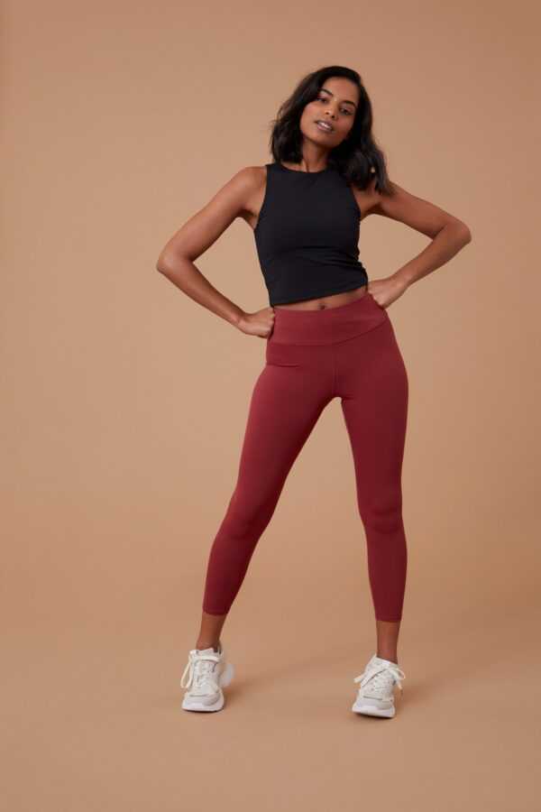 Knöchellange Damen-Leggings - Rosa