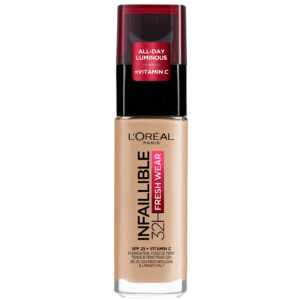 L'Oréal Paris Infallible 24hr Freshwear Liquid Foundation (หลากหลายเฉดสี) - 125 Natural Rose