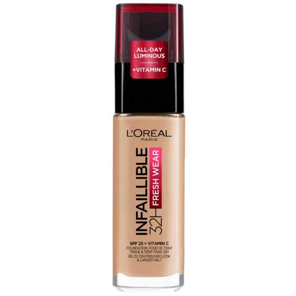 L'Oréal Paris Infallible 24hr Freshwear Liquid Foundation (หลากหลายเฉดสี) - 140 Golden Beige