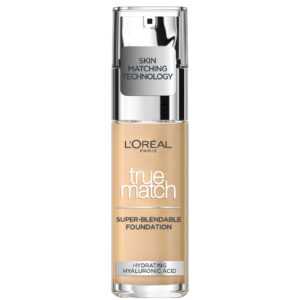 L'Oreal Paris True Match Liquid Foundation with SPF and Hyaluronic Acid 30ml (เฉดสีต่างๆ) - 2N Vanilla