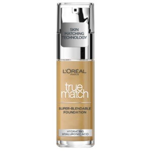 L'Oreal Paris True Match Liquid Foundation with SPF and Hyaluronic Acid 30ml (เฉดสีต่างๆ) - 4W Golden Natural