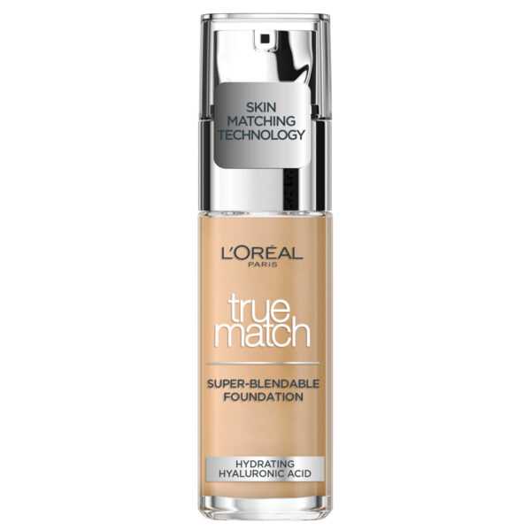 L'Oreal Paris True Match Liquid Foundation with SPF and Hyaluronic Acid 30ml (เฉดสีต่างๆ) - 5C Rose Sand