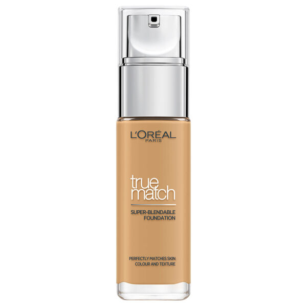 L'Oreal Paris True Match Liquid Foundation with SPF and Hyaluronic Acid 30ml (เฉดสีต่างๆ) - 6W Golden Honey