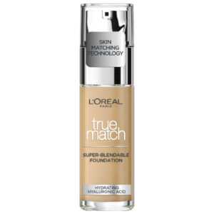 L'Oreal Paris True Match Liquid Foundation with SPF and Hyaluronic Acid 30ml (เฉดสีต่างๆ) - Beige